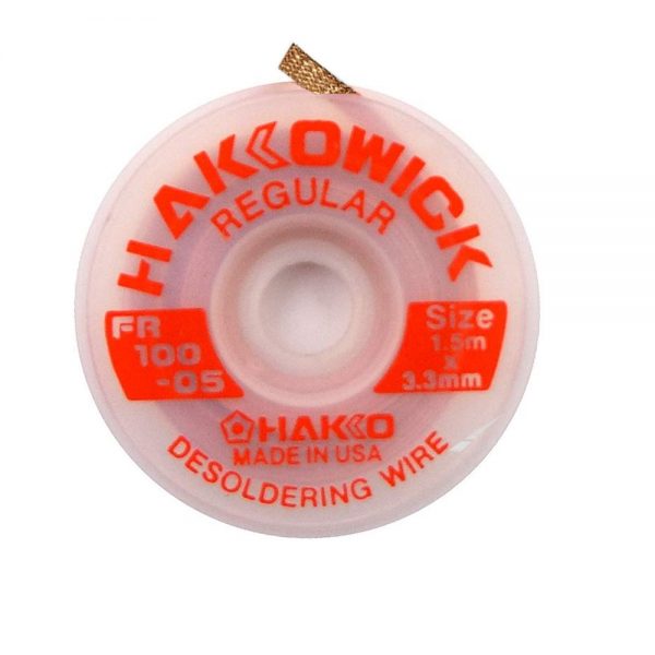 Hakko WICK Regular 3.3mm x 1.5m Desolder braid