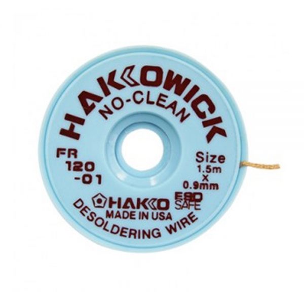 Hakko WICK No Clean 0.9mm x 1.5m Desolder braid