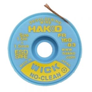 Hakko WICK No Clean 1.5mm x 1.5m Desolder braid