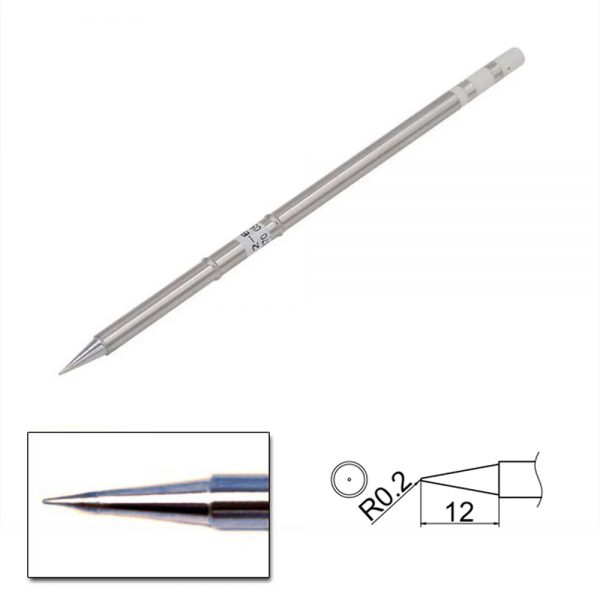 T12-BL Conical Soldering Tip R0.2 x 12mm (T15-BL)