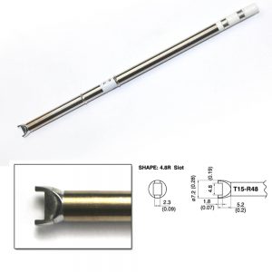 T17-J02 Bent Soldering Tip R0.2mm/30° x 3.5mm x 12mm