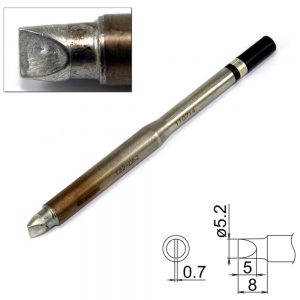 T17-J02 Bent Soldering Tip R0.2mm/30° x 3.5mm x 12mm