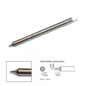 900M-T-B Conical Soldering Iron Tip R0.5 x 17mm