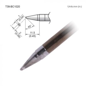 T39-BC1020 Soldering Iron Tip- Bevel