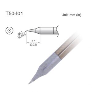 T50-I01 Micro Soldering Iron Tip - Fine