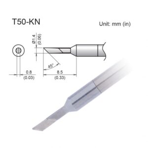 T50-KN Micro Soldering Iron Tip - Knife