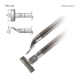 T51-L16 Hot Tweezer Tips