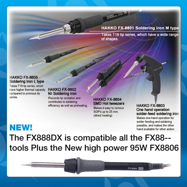 FX-888DX Dial Control Digital Soldering Station 100w