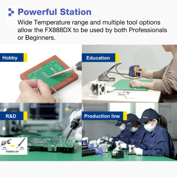 FX-888DX Dial Control Digital Soldering Station 100w