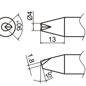 T37-BCR4 Soldering Tip