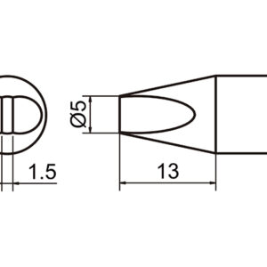 SOLDERING TIP/SHAPE-5D